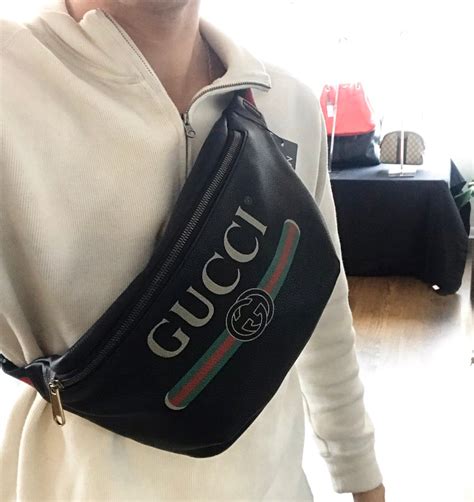 gucci fanny pack men's|fashionable fanny pack for men.